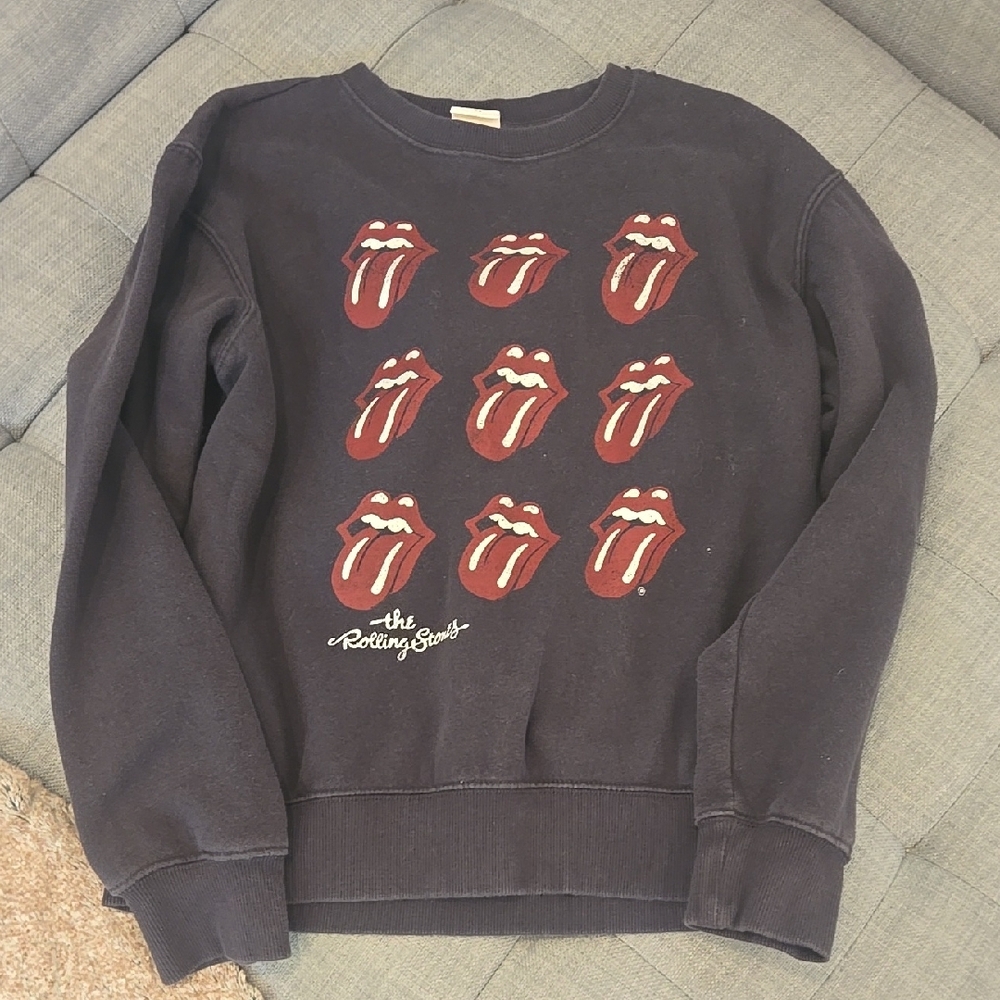 The Rolling Stones Black Sweater
